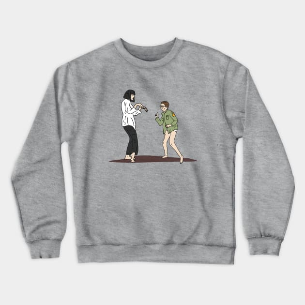 Pulp Fiction x Moonrise Kingdom Crewneck Sweatshirt by grekhov